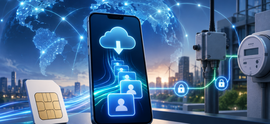 Загрузки eSIM ускорились, а инфраструктура SGP.32 растёт